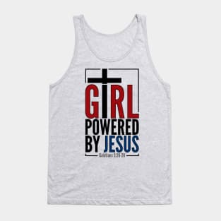 Girl Powered by Jesus Tank Top